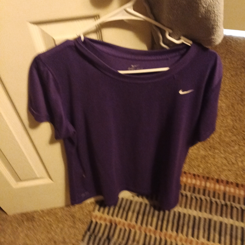 Nike Women's Short Sleeve Purple Tee